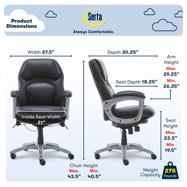 Wayfair serta office discount chair